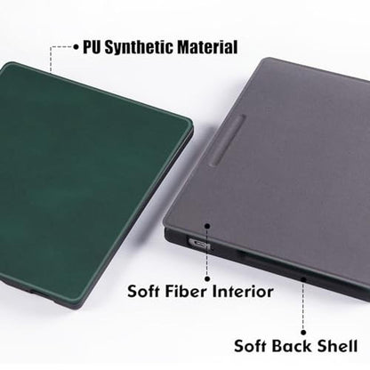 Oasis Sleep: BOZHUORUI Case for 7 Kindle Oasis 9th and 10th – In Use
