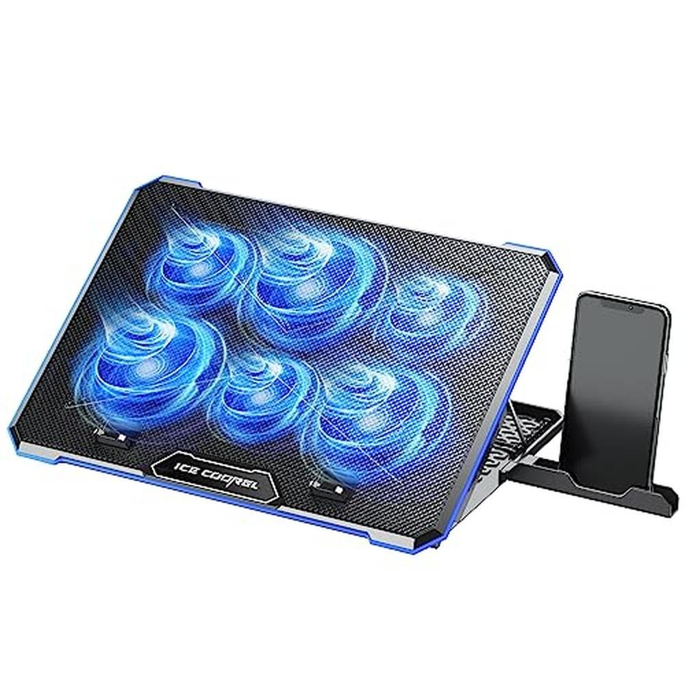 Laptop Cooling: ICE COOREL Laptop Cooling Pad with 6 – Front View