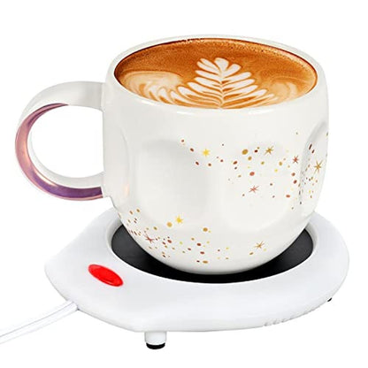 Coffee Mug Warmer: ASAWASA Large Jar Candle Warmer – Close-up Detail
