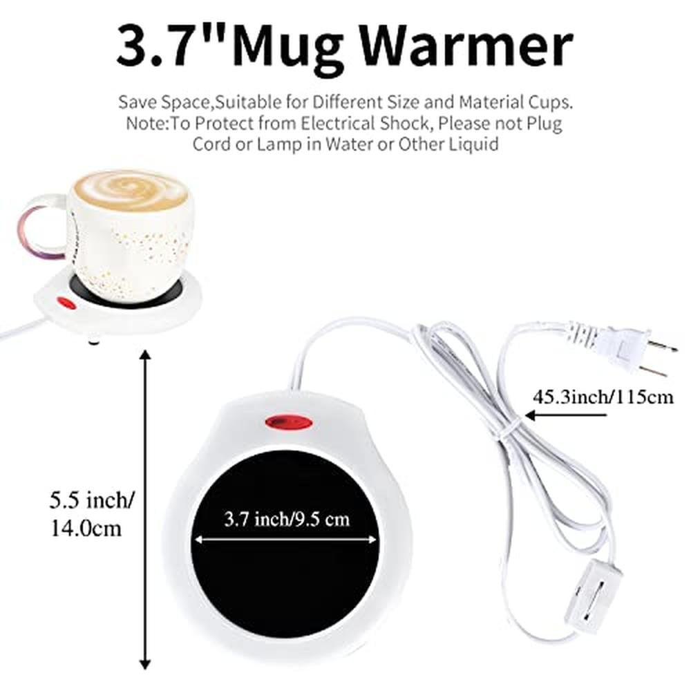 Coffee Mug Warmer: ASAWASA Large Jar Candle Warmer – In Use