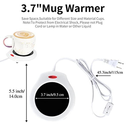 Coffee Mug Warmer: ASAWASA Large Jar Candle Warmer – In Use