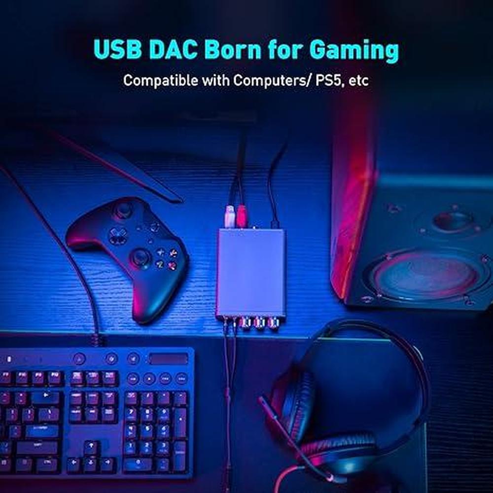 Audio Fosi K5 Pro: Fosi Audio K5 Pro Gaming DAC Headphone – In Use