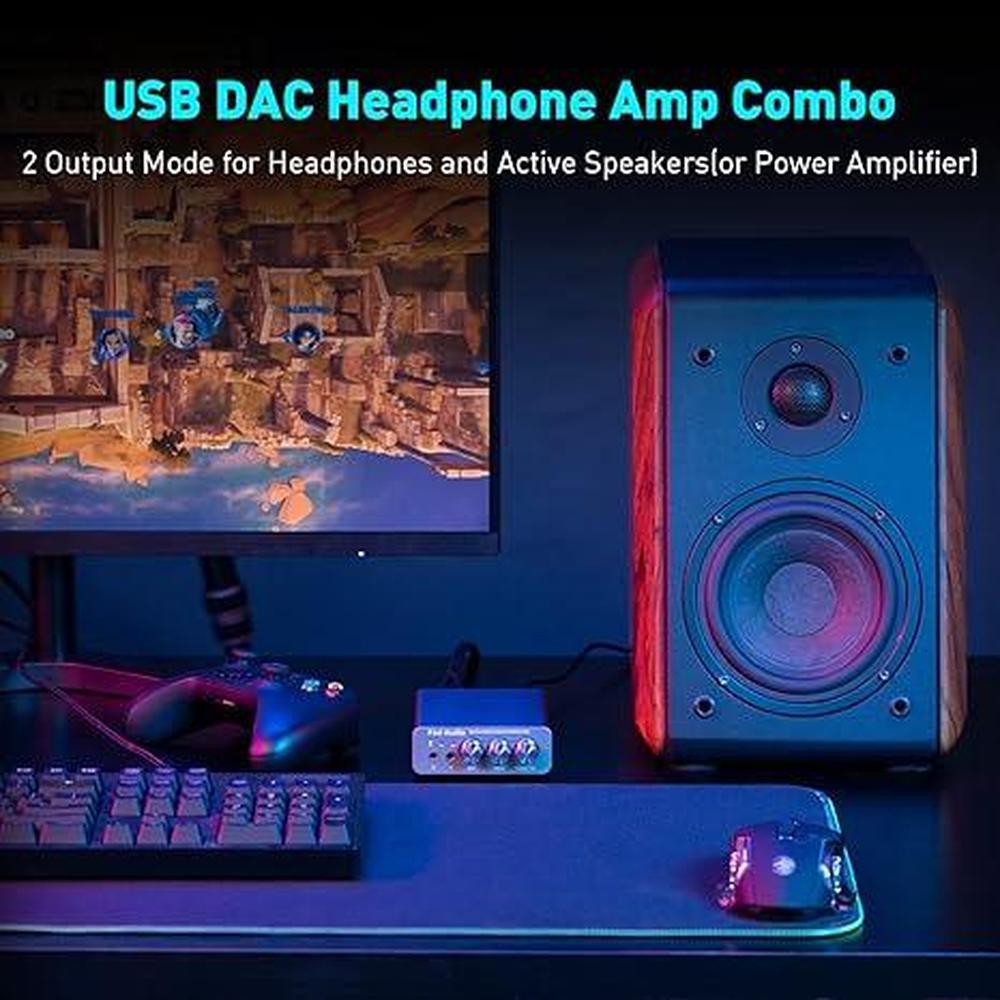 Audio Fosi K5 Pro: Fosi Audio K5 Pro Gaming DAC Headphone – Close-up Detail