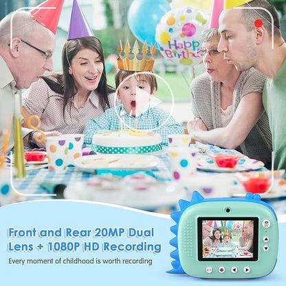 Kids Camera: Instant Print Selfie Digital Camera for Kids – Side View