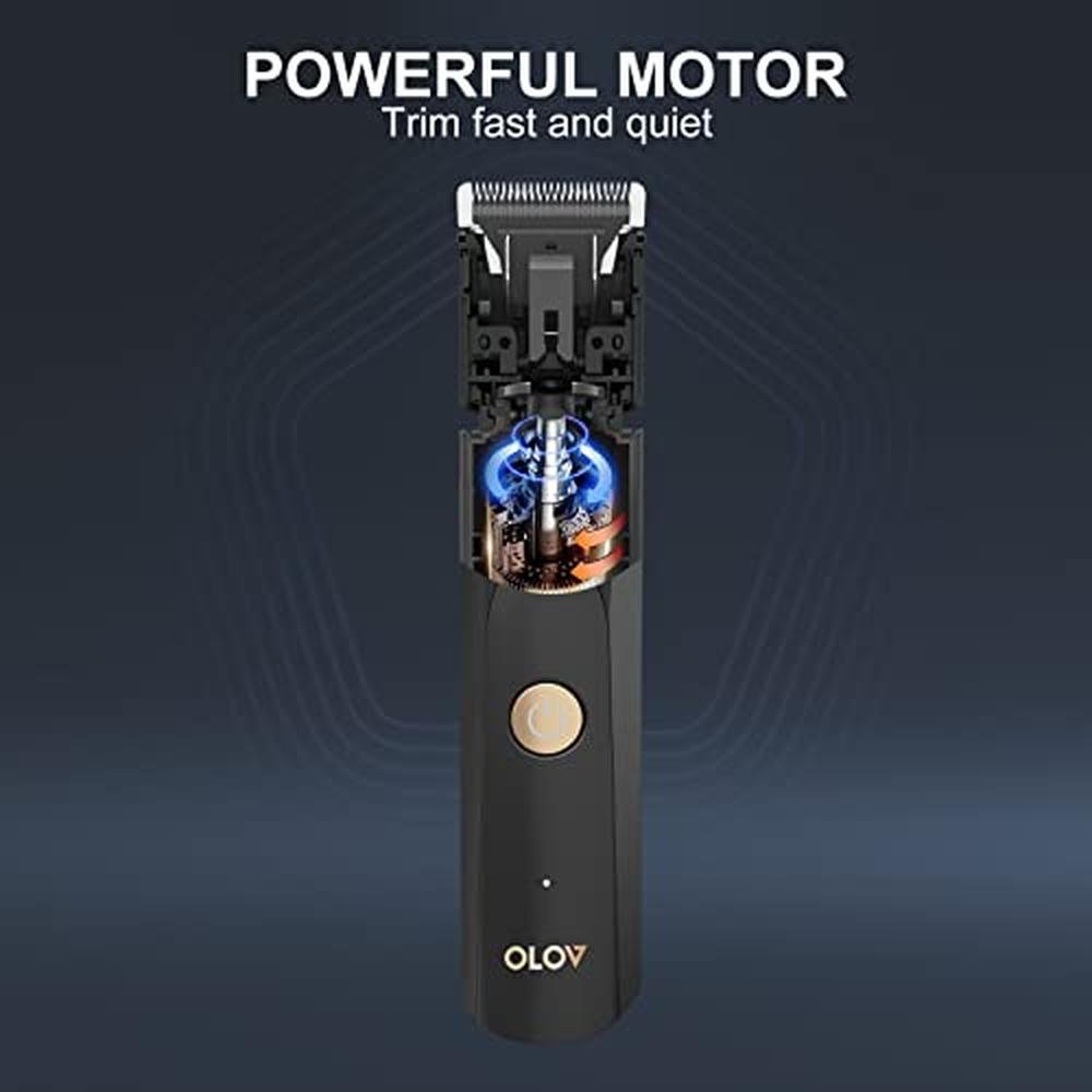 Body Olov: OLOV Electric Body Hair Trimmer Wet Dry Shaver – In Use