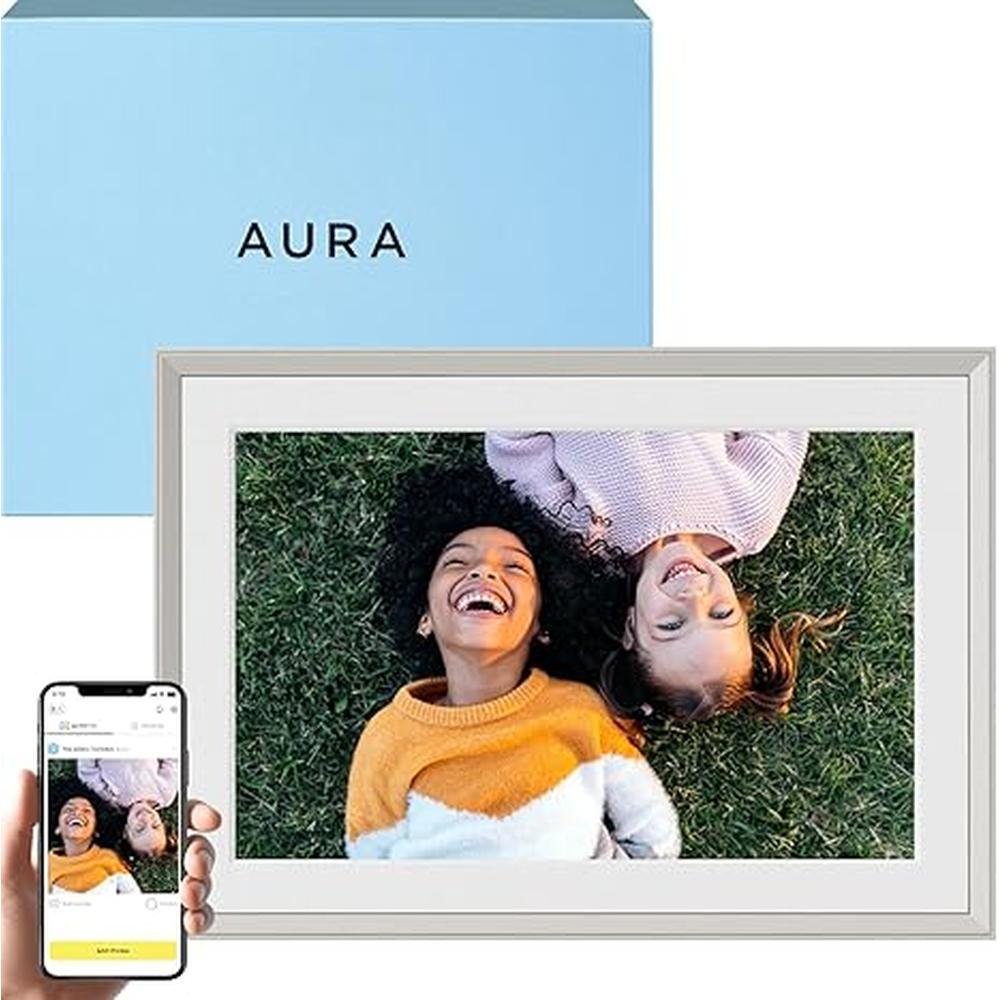 Aura Digital Frame: Aura Carver 10.1 WiFi Digital Picture – Front View