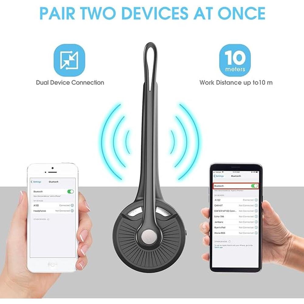 Bluetooth Headset with Microphone – In Use