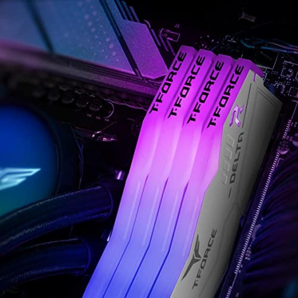 RAM TeamGroup T-Force Delta RGB DDR5 32GB Kit – Close-up Detail