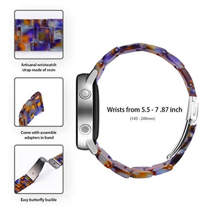 Watch WZWNEER: TenCloud Resin Watch Band Compatible with – Close-up Detail
