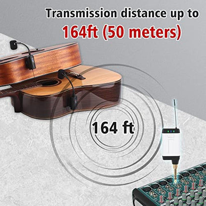 Guitar Microphone: MAMKOES Double Microphone Q2/AT-5G – Packaging