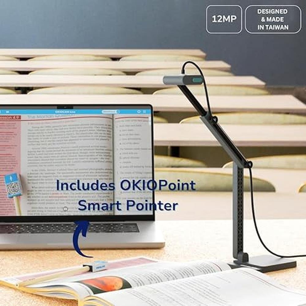 Okiocam Camera: OKIOLABS S2 Pro 13MP USB Document Camera – Close-up Detail