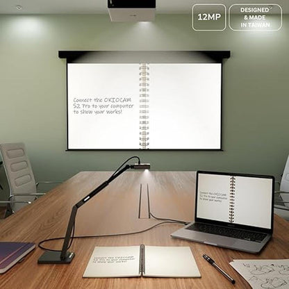 Okiocam Camera: OKIOLABS S2 Pro 13MP USB Document Camera – In Use