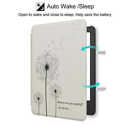 Cover Kindle: WALNEW Case Cover for 6 All-New Kindle 2024 – Close-up Detail