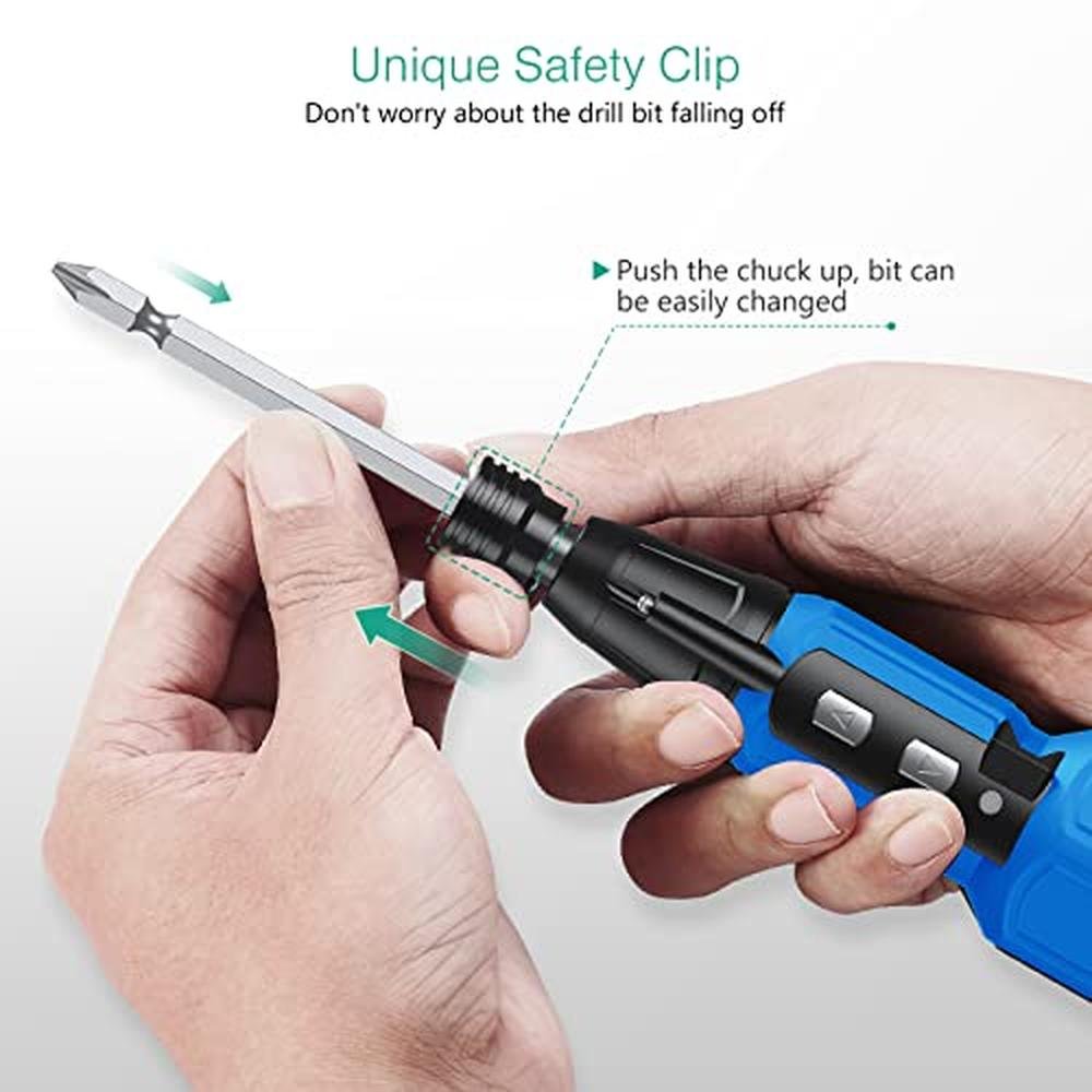 Electric Screwdriver: ORIA Cordless 12-in-1 Power Repair – Close-up Detail