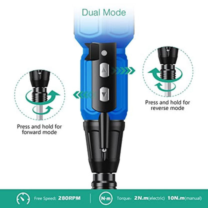 Electric Screwdriver: ORIA Cordless 12-in-1 Power Repair – In Use