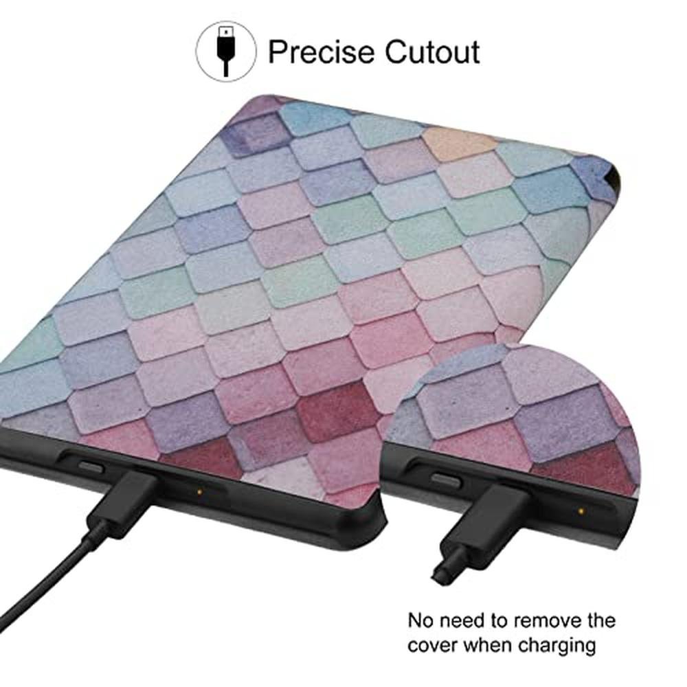 Cover Kindle: WALNEW Case Cover for 6 All-New Kindle 2024 – In Use