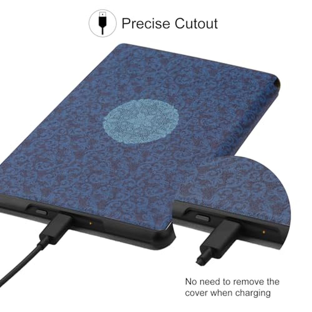 Cover Kindle: WALNEW Case Cover for 6 All-New Kindle 2024 – In Use