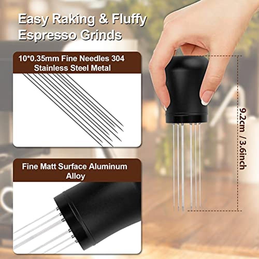 Espresso Distribution Tools: WDT Tool 10x 0.35mm 304 – Close-up Detail