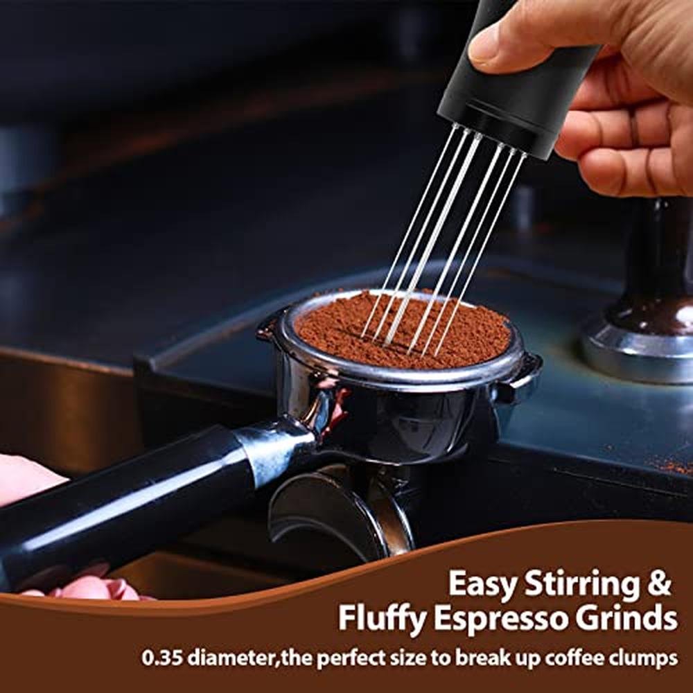 Espresso Distribution Tools: WDT Tool 10x 0.35mm 304 – In Use