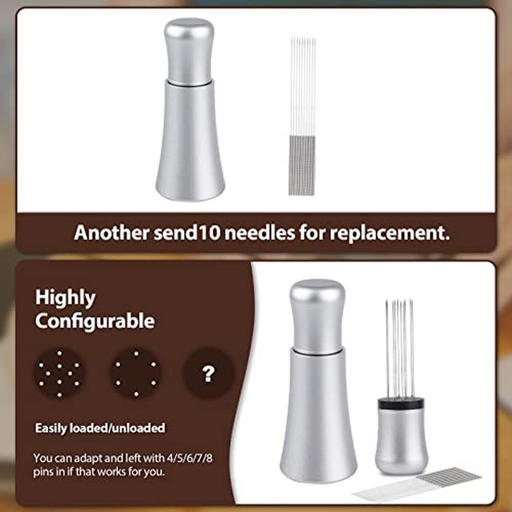 Premium Espresso Distribution Tools – Close-up Detail