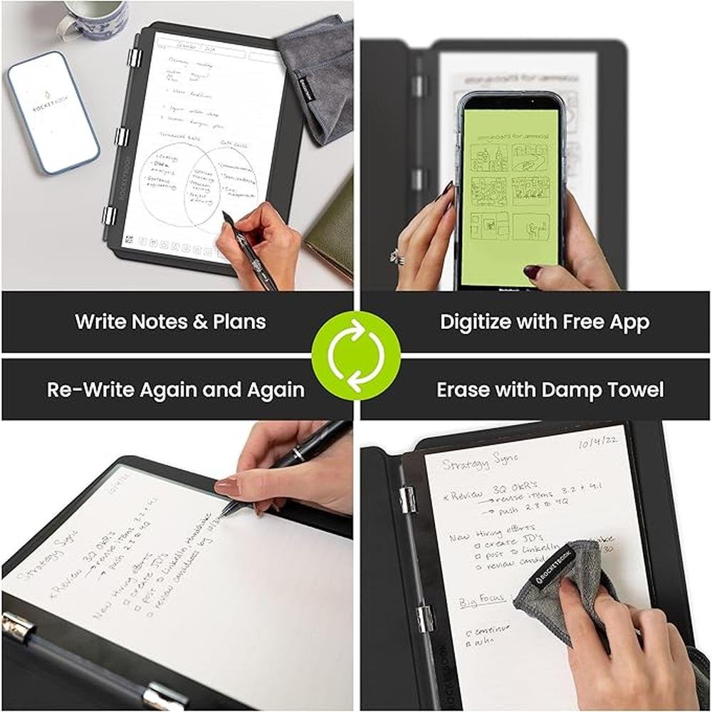 Rocketbook Notebook: Rocketbook Pro 2.0 Smart Notebook – Side View