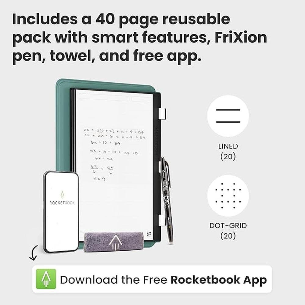 Rocketbook Reusable: Rocketbook Pro 2.0 Smart Notebook – In Use