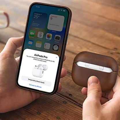 AirPods Leather Case: Maogoam AirPods Pro 2nd Generation – Side View