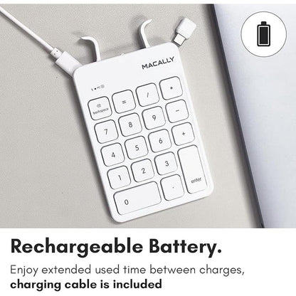 Macally Wireless Number Pad: Macally Numeric Keypad for Mac – Packaging