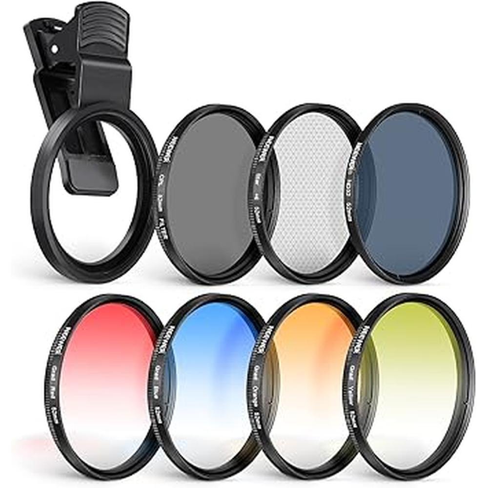Neewer CPL Filter: Neewer 52mm ND CPL Effect Filter Set – Front View