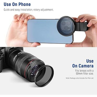Neewer CPL Filter: Neewer 52mm ND CPL Effect Filter Set – Packaging