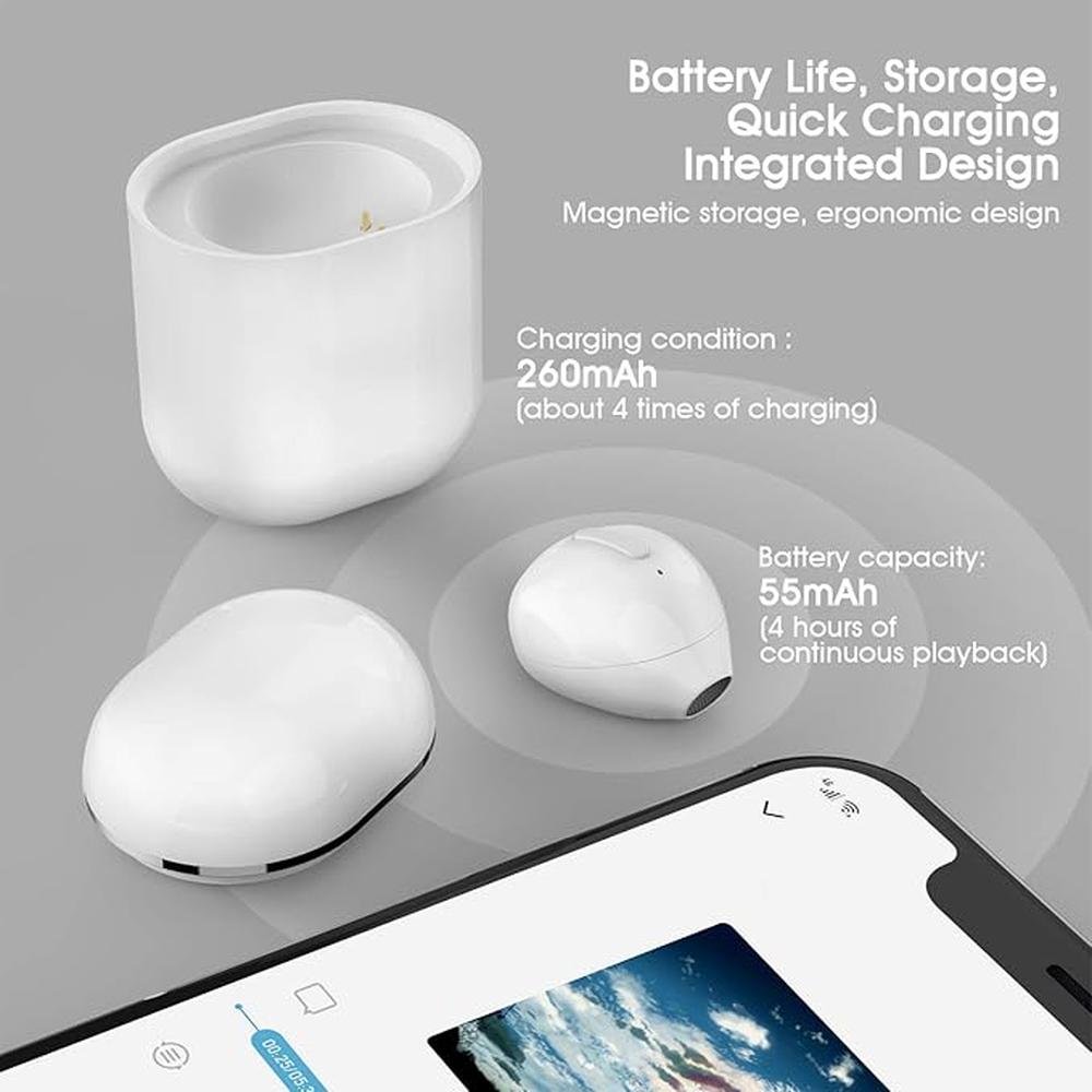 Invisible Earbuds Sleep Bluetooth Earbuds Mini Tiny – In Use
