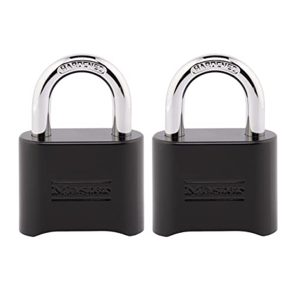 Premium Lock Solutions: Master Lock Black Combination – Front View