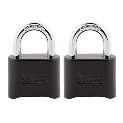 Premium Lock Solutions: Master Lock Black Combination – Front View