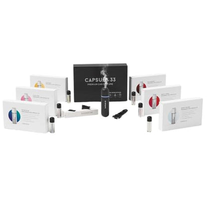 Car Perfume Starter Pack: Capsule 33 Premium Grade – Packaging