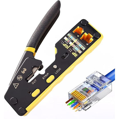 Tool Pass: Gaobige Professional Pass Through RJ45 Crimp – Close-up Detail