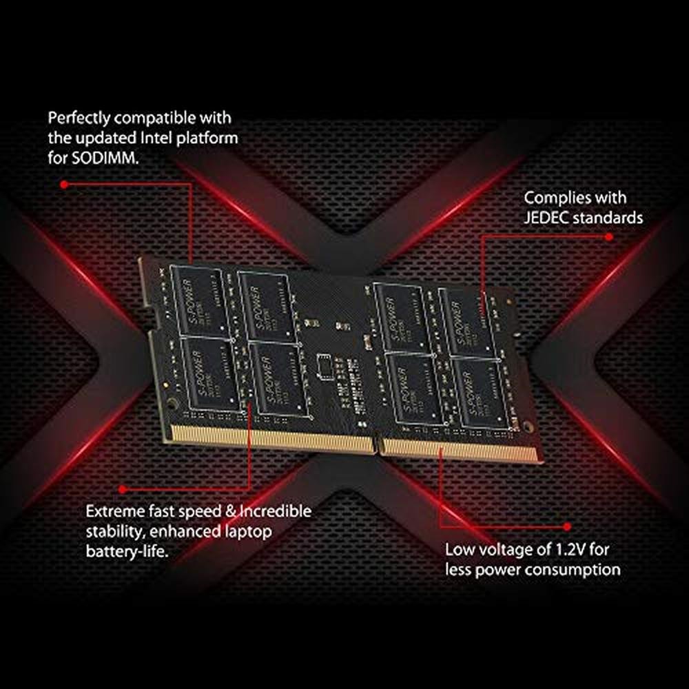 Silicon Power DDR4 16GB: 2x8GB 3200MHz PC4-25600 CL22 – Close-up Detail