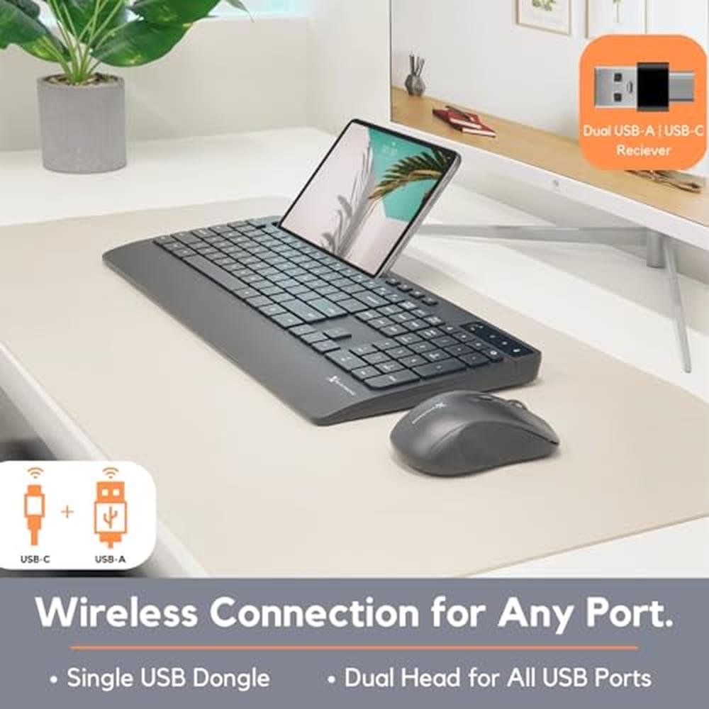 Wireless Keyboard Mouse Combo – Close-up Detail