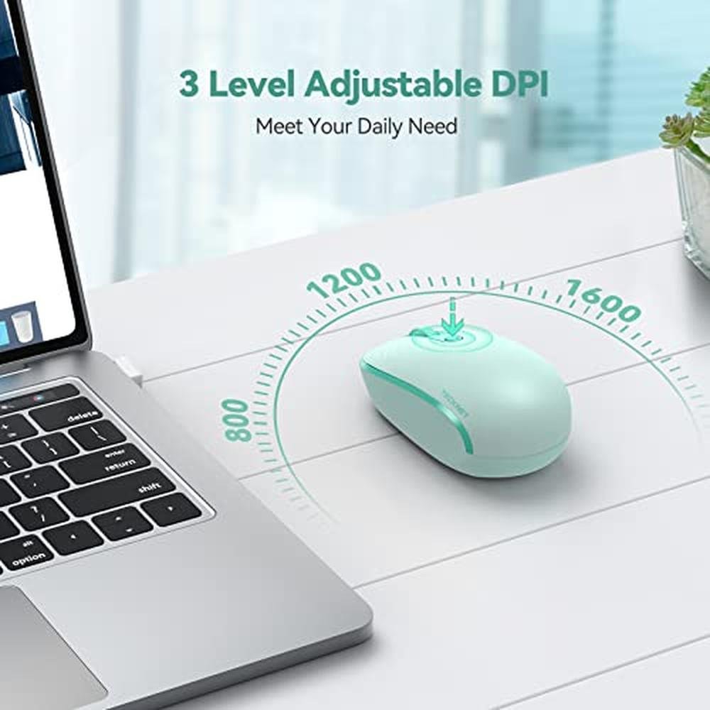 Wireless Laptop Mouse: TECKNET 2.4G Quiet Computer Mouse – Packaging