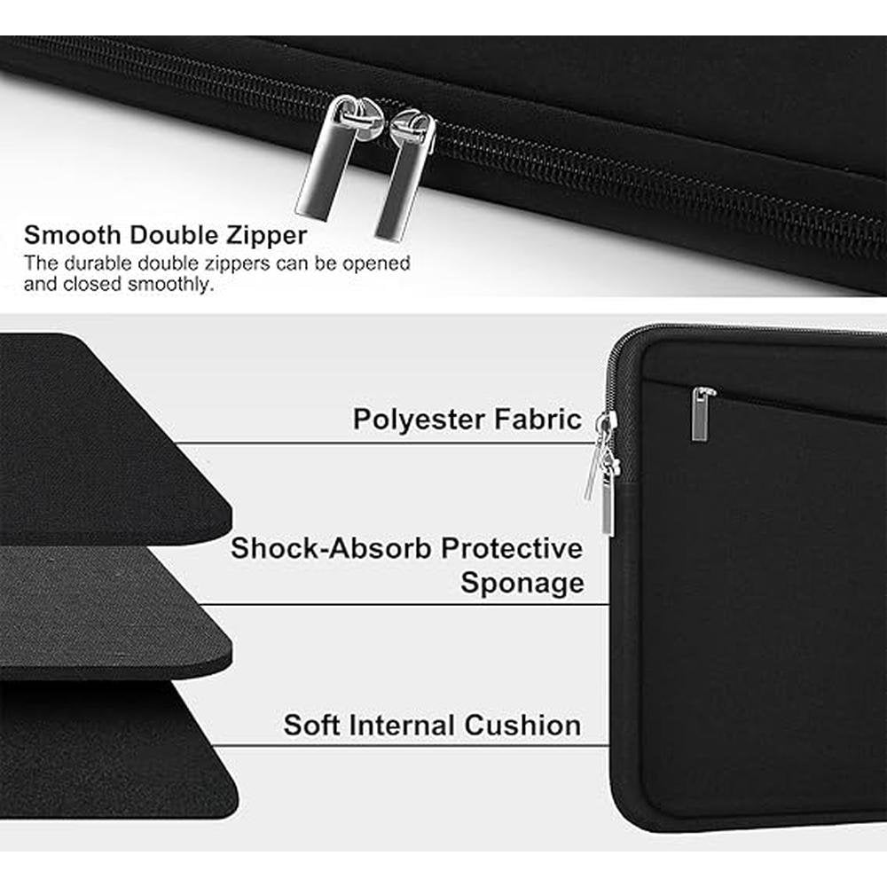 Laptop Sleeve: Premium 15-16 Inch Durable Computer Carrying – Side View