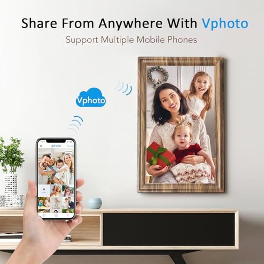 Digital Frame: Canupdog 16 Inch Large Digital Picture Frame – In Use