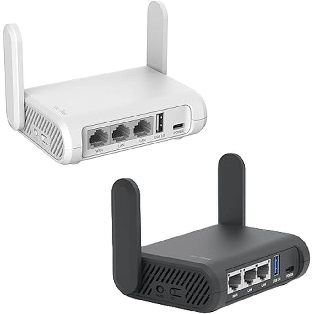 Inet Travel Router: GL.iNet GL-SFT1200 Opal Secure Travel – Front View