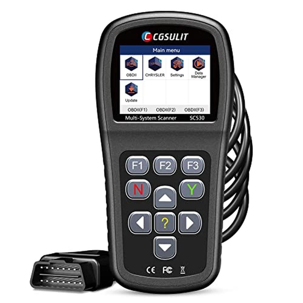 OBD2 Scanner: SC530 All System Code Reader for Dodge – Front View