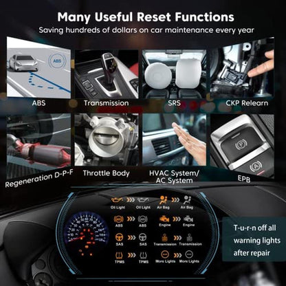 OBD2 Scanner: SC530 All System Code Reader for Dodge – Close-up Detail