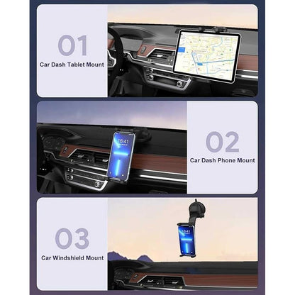 iPad Holder: Premium Car Dashboard Mount for 4-13 inch iPad – In Use