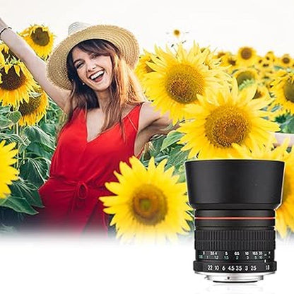 85mm Lens: Camnoon F1.8 Large Aperture Medium Telephoto – Close-up Detail