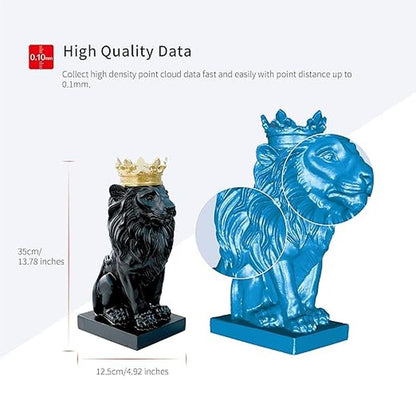 Scanner Scanning: Shining 3D EinStar Handheld 3D Scanner – Side View
