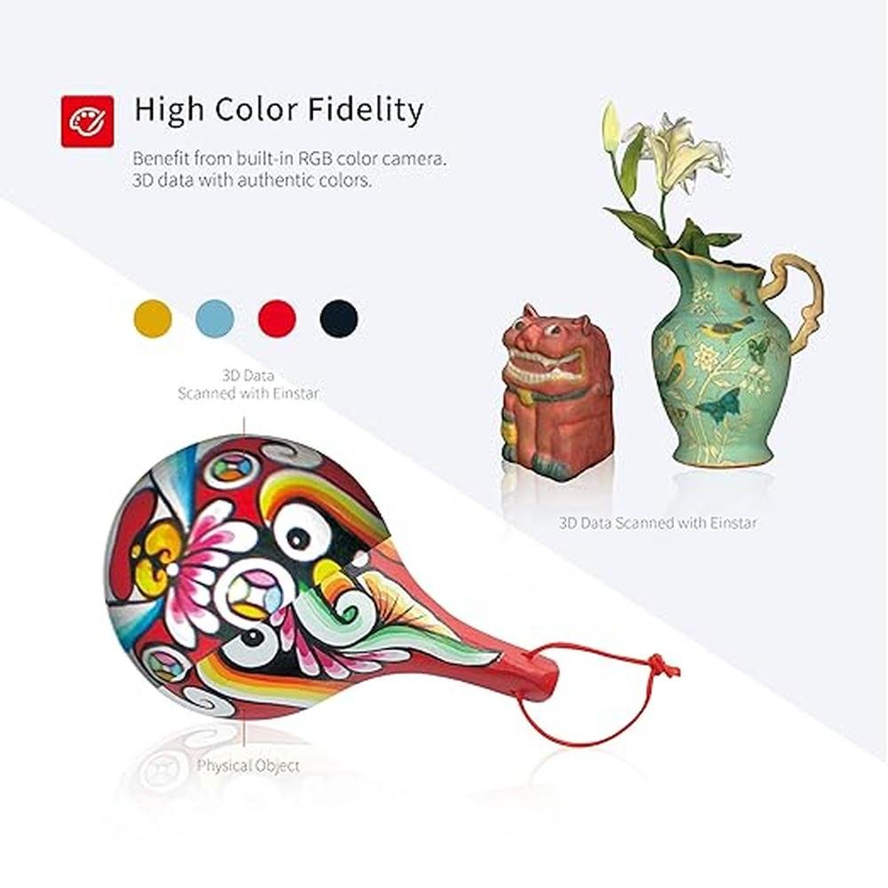 Scanner Scanning: Shining 3D EinStar Handheld 3D Scanner – Close-up Detail