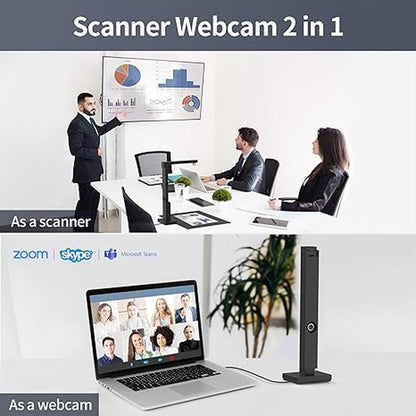 Document Scanner: CZUR Lens800 Pro 8MP Portable Document – In Use