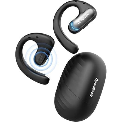 Open Ear Headphones: OpenRock Pro Wireless Earbuds 5.2 – Front View