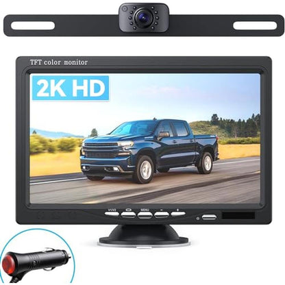 Erapta Backup Camera: eRapta AY7 7-inch 2K HD Front Rear – Front View